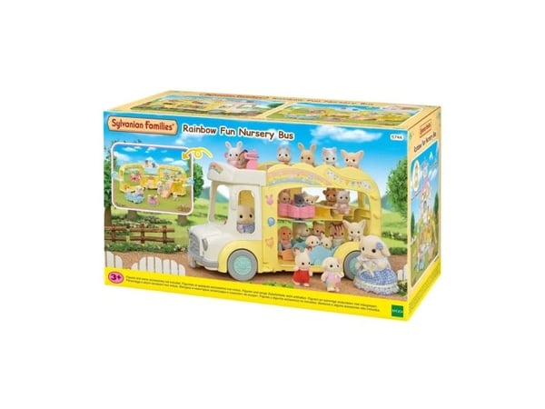 Sylvanian Families Barnehage Fargerik Buss Rainbow Fun Nursery Bus 5744 p6