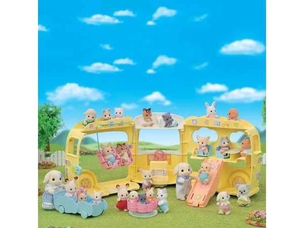 Sylvanian Families Barnehage Fargerik Buss Rainbow Fun Nursery Bus 5744 p6