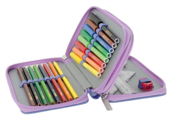 Herlitz Mystic Mermaid, 23 stykker, Blå, Rosa, Polyester, Bilde, 193 mm, 115 mm