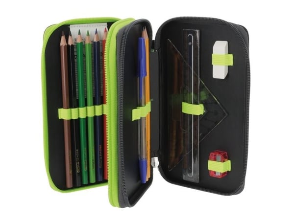 Herlitz Wild Life, 23 stykker, Sort, Grønn, Polyester, Bilde, 193 mm, 115 mm