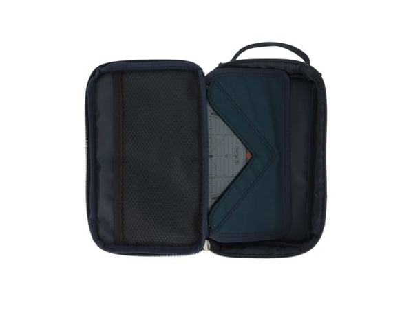 Herlitz 2 Go, Mykt penal, Polyester, Grå, Mønster, Glidelås, Oppvekst