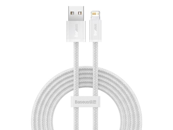 Baseus Dynamic, 2 m, Lightning, USB A, Hanstik, Hanstik, Hvid Baseus Dynamic, 2 m, Lightning, USB A, Hanstik, Hanstik, Hvid