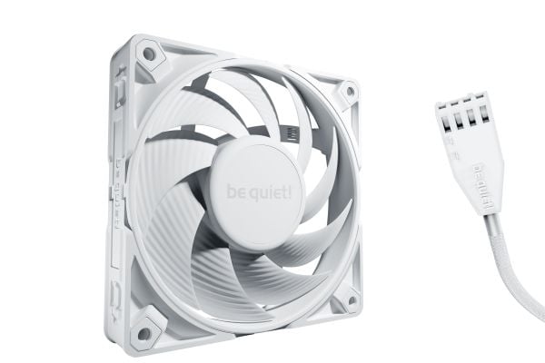 be quiet! Silent Wings Pro 4 - Kabinettvifte - PWM - 120 mm - hvit