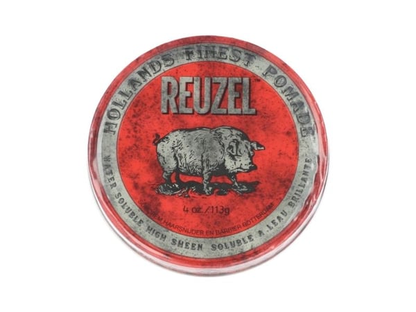 REUZEL Styling Red Pomade Water Soluble hair pomade with medium hold and high shine for men 113g