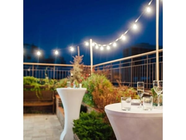 V-TAC V-TAC Hagekrans (tau) LED 10 meter 20 pærer 0,5W IP44 VT-70520 3000K 600lm