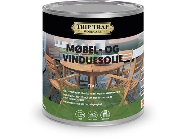TRIP TRAP Møbel- og Vinduesolie 0,75L teak