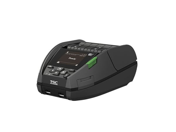 TSC Alpha-30L, Direkte Termisk, 203 x 203 DPI, 127 mm/sek, Ledning & Trådløs, Lithium-Ion (Li-Ion), Sort, Grå