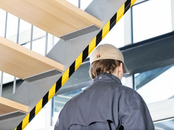Reunasuoja Durable E8R keltainen/musta - (5 kpl)