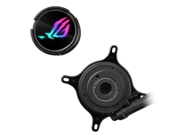 ASUS ROG Strix LC III 240 ARGB all-in-one CPU-nestejäähdytin, jossa on 360 kääntyvä vesilohko Premium ROG ARGB -tuulettimet