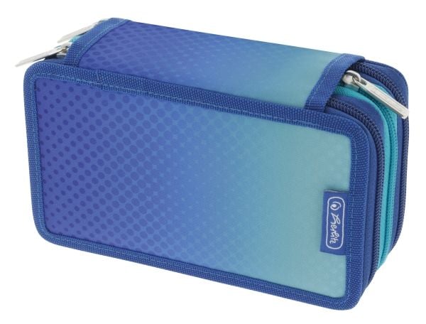 Herlitz - Penal - 31 pieces - polyester - blå, turkis