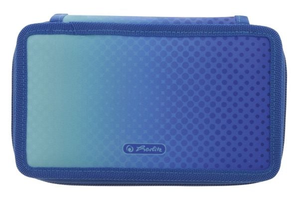Herlitz - Penal - 31 pieces - polyester - blå, turkis