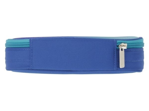 Herlitz Etui Dip Dye, Mykt penal, Polyester, Blå, Turkis, Monokromatisk, Glidelås, Oppvekst
