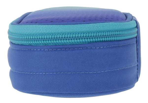 Herlitz Etui Dip Dye, Mykt penal, Polyester, Blå, Turkis, Monokromatisk, Glidelås, Oppvekst