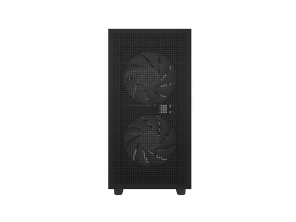 DeepCool CH360 DIGITAL - mATX - sidepanel med vindu (herdet glass) - ingen strømforsyning (ATX / PS/2) - svart - USB/lyd