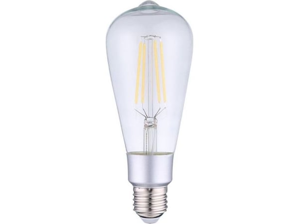 Shelly Vintage ST64, Smartpære, Wi-Fi, Gjennomsiktig, 802.11b, 802.11g, Wi-Fi 4 (802.11n), E27, E27