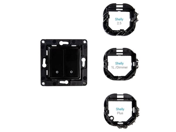 Shelly Wall switch 2 - svart