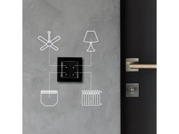 Shelly Wall switch 4 - black