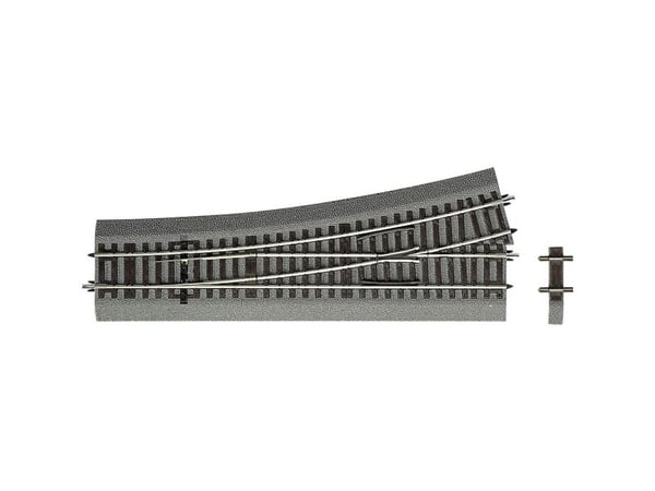 H0 RocoLine (med ballast) 42534 spor, venstre 230 mm, 1 stk