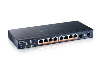 Zyxel XMG1915 Series XMG1915-10EP - Switch - administrert, NebulaFLEX-sky - L3 Lite - smart - 8 x 100/1000/2.5G (PoE++) + 2 x Gigabit SFP / 10 Giga...