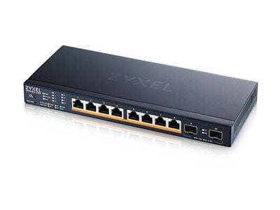 Zyxel XMG1915 Series XMG1915-10EP - kytkin - administreret, NebulaFLEX cloud - L3 Lite - smart - 8 x 100/1000/2.5G (PoE++) + 2 x Gigabit SFP / 10 G...