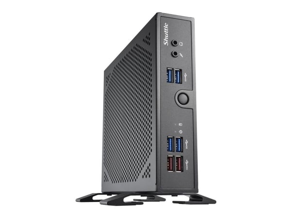 Shuttle XPC slim DS50U7 - Barebone - Slim-PC 1 x Core i7 1355U / inntil 5 GHz ULV - RAM 0 GB - Intel Iris Xe Graphics - Gigabit Ethernet - svart