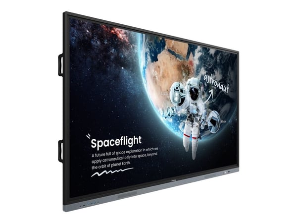 BenQ Board Master RM7504 - 75" Diagonalklasse RM04 Series LED-bakgrunnsbelyst LCD-skjerm - utdannelse - med innebygd interaktiv tusjtavle, berøring...