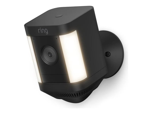 Ring Spotlight Cam Plus Battery - Nettverksovervåkingskamera - utendørs - værbestandig - farge (Dag og natt) - 1080p - lyd - trådløs - Wi-Fi