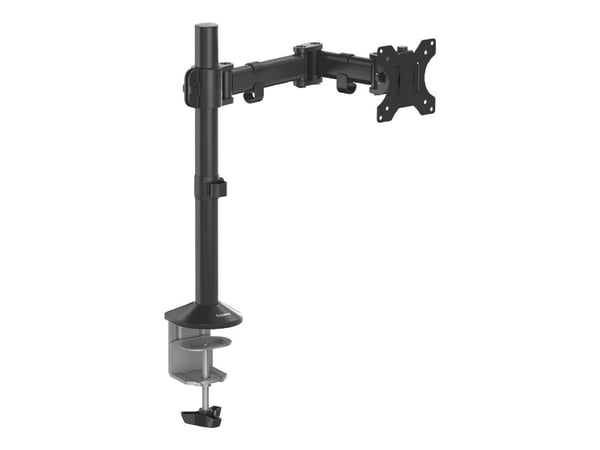 Fellowes Reflex Single Monitor Arm - Monteringssett - justerbar arm - for Skjerm - metall - svart, RAL 9017 - skjermstørrelse: inntil 32" - skriveb...