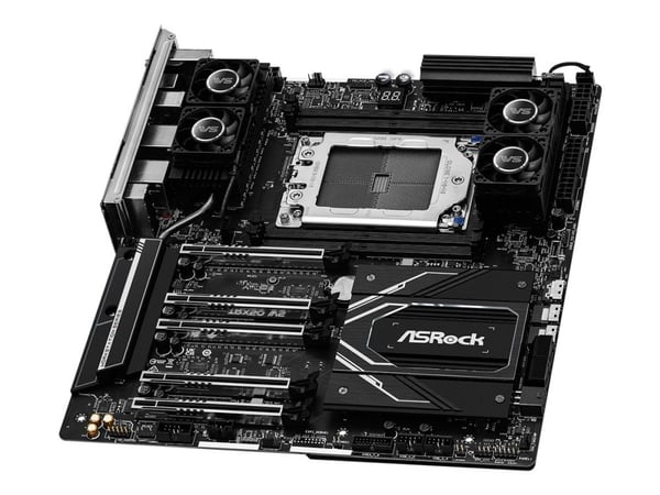 ASRock TRX50 WS - Hovedkort - utvidet ATX (E-ATX) - Socket sTR5 - AMD TRX50 Chipset - USB4, USB-C 3.2 Gen 2x2, USB 3.2 Gen 2, USB 3.2 Gen 1 - 10 Gi...