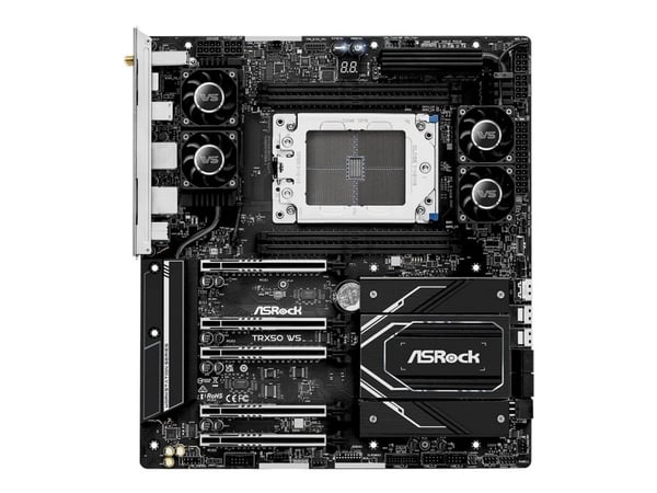 ASRock TRX50 WS - Hovedkort - utvidet ATX (E-ATX) - Socket sTR5 - AMD TRX50 Chipset - USB4, USB-C 3.2 Gen 2x2, USB 3.2 Gen 2, USB 3.2 Gen 1 - 10 Gi...