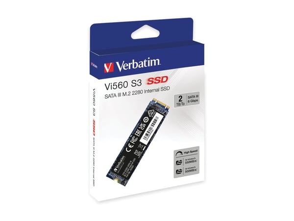 Verbatim Vi560 - SSD - 2 TB - intern - M.2 2280 - SATA 6Gb/s