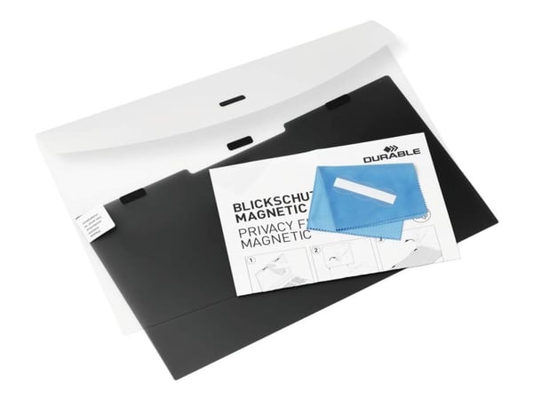 DURABLE - Notebookpersonvernsfilter - 2-veis - avtakbar - magnetisk - 15.6" - anthracite-gray