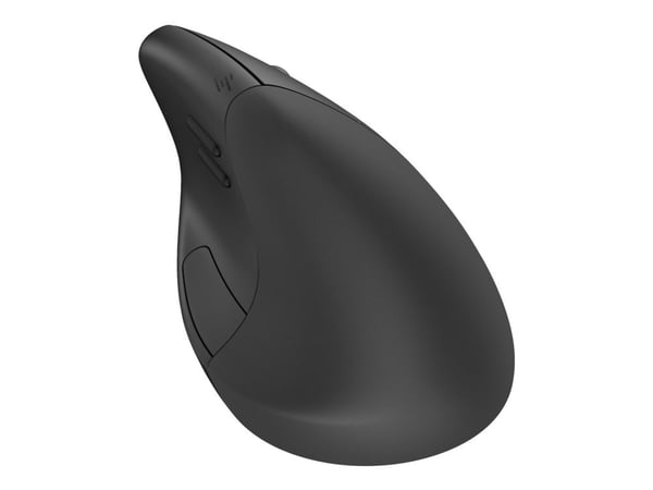 HP 920 - Mus - ergonomisk - 6 knapper - trådløs - 2.4 GHz, Bluetooth 5.3 - USB trådløs mottaker - svart