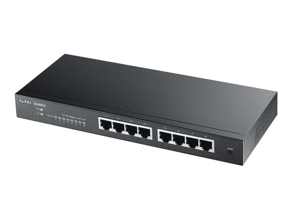 Zyxel GS1900-8 - Switch - smart - 8 x 10/100/1000 - stasjonær, veggmonterbar