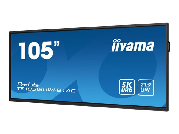 iiyama ProLite TE10518UWI-B1AG - 105" Diagonal klass (104.6" visbar) LED-bakgrundsbelyst LCD-skärm - interaktiv digital skyltning - med pekskärm - ...