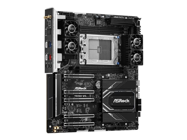 ASRock TRX50 WS - Hovedkort - utvidet ATX (E-ATX) - Socket sTR5 - AMD TRX50 Chipset - USB4, USB-C 3.2 Gen 2x2, USB 3.2 Gen 2, USB 3.2 Gen 1 - 10 Gi...
