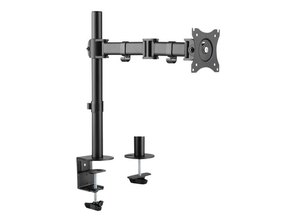 LogiLink - Monteringssett - justerbar arm - for LCD-skjerm - solid kaldpresset stål - skjermstørrelse: 13"-27" - skrivebordsmonterbar