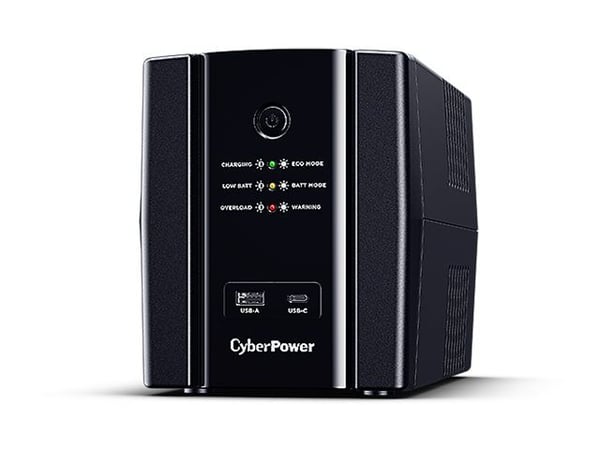 CyberPower UT Series UT1500EG - UPS - AC 230 V - 900 watt - 1500 VA - enkeltfase - Ethernet 10/100/1000, USB - utgangskontakter: 4 - svart