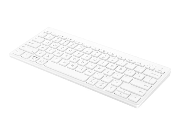 HP 350 Compact Multi-Device - Tastatur - trådløs - Bluetooth 5.2 - hvit