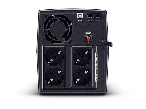CyberPower UT Series UT1500EG - UPS - AC 230 V - 900 watt - 1500 VA - enkeltfase - Ethernet 10/100/1000, USB - utgangskontakter: 4 - svart