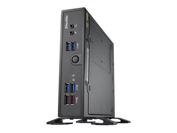 Shuttle XPC slim DS50U7 - Barebone - Slim-PC 1 x Core i7 1355U / upp till 5 GHz ULV - RAM 0 GB - Intel Iris Xe-grafik - Gigabit Ethernet - svart