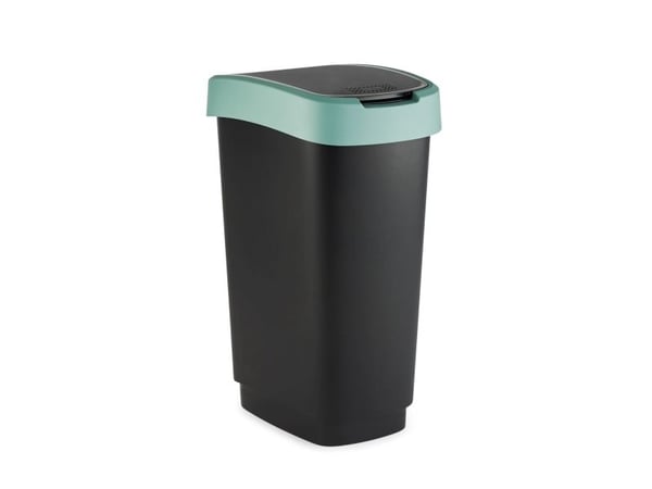 Rotho Swing Bin 10L Twist Green