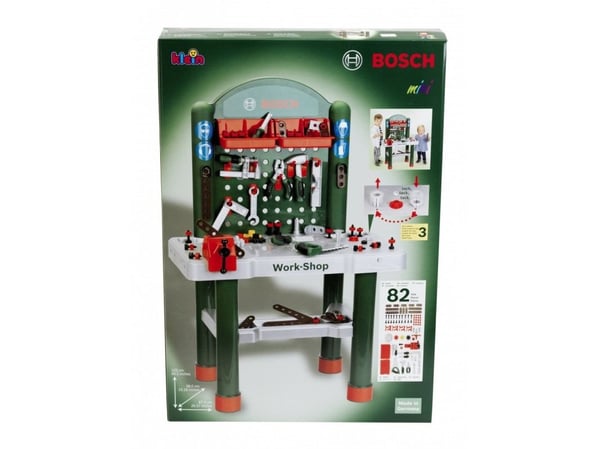 Smoby verksted Bosch 82 deler