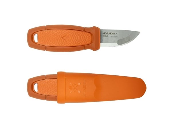 Morakniv 13502, Single/enkelt, Jaktkniv, Drop punkt, Rustfritt stål, Termoplastisk elastomer (TPE), Oransje