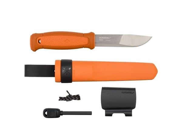 Morakniv 13913, Single, Metsästysveitsi, Drop point, Ruostumaton teräs, Polymeeri, Termoplastinen elastomeeri (TPE), Oranssi