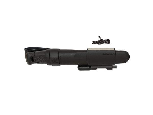 Morakniv 13915, Single/enkelt, Jaktkniv, Drop punkt, Kull stål, Polyamid, Sort