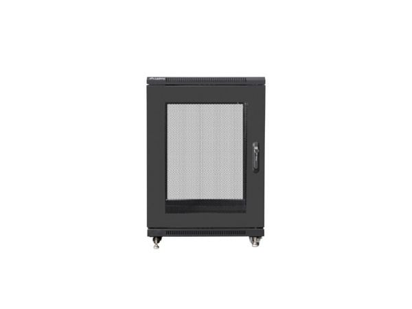 19" 15U 600X800 MUSTA REI'ITETTY OVI LANBERG ASENNUSTELINE (FLAT PACK)