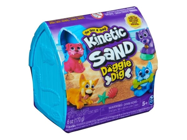 Kinetic Sand Doggie Dig, Kinetisk sand for barn, 5 år, Flerfarget