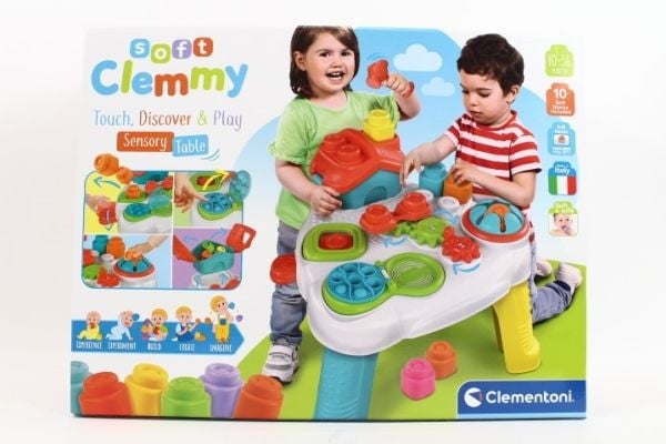 Clementoni Soft Clemmy - Touch, discover and play sensory table