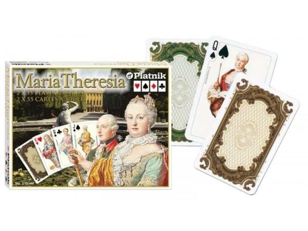 Piatnik PIATNIK KORT LUX 2 STØRRELSE MARIA THERESIA - 2131